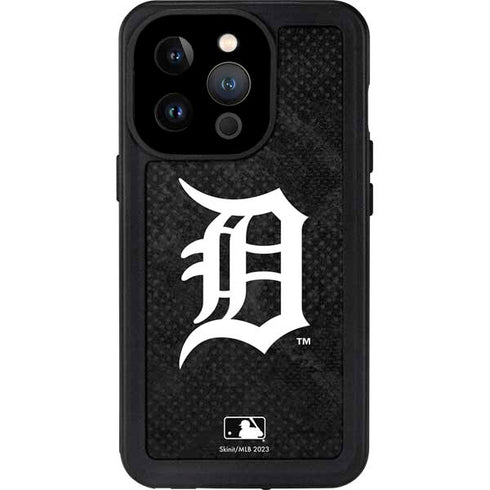 MLB Detroit Tigers Dark Wash iPhone 15 Pro Waterproof Case
